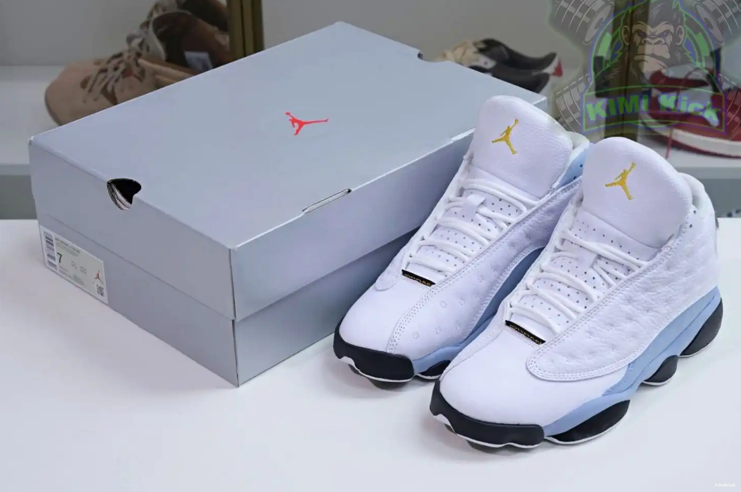 Kimikick Grey” 13“Blue Jordan Air 0501